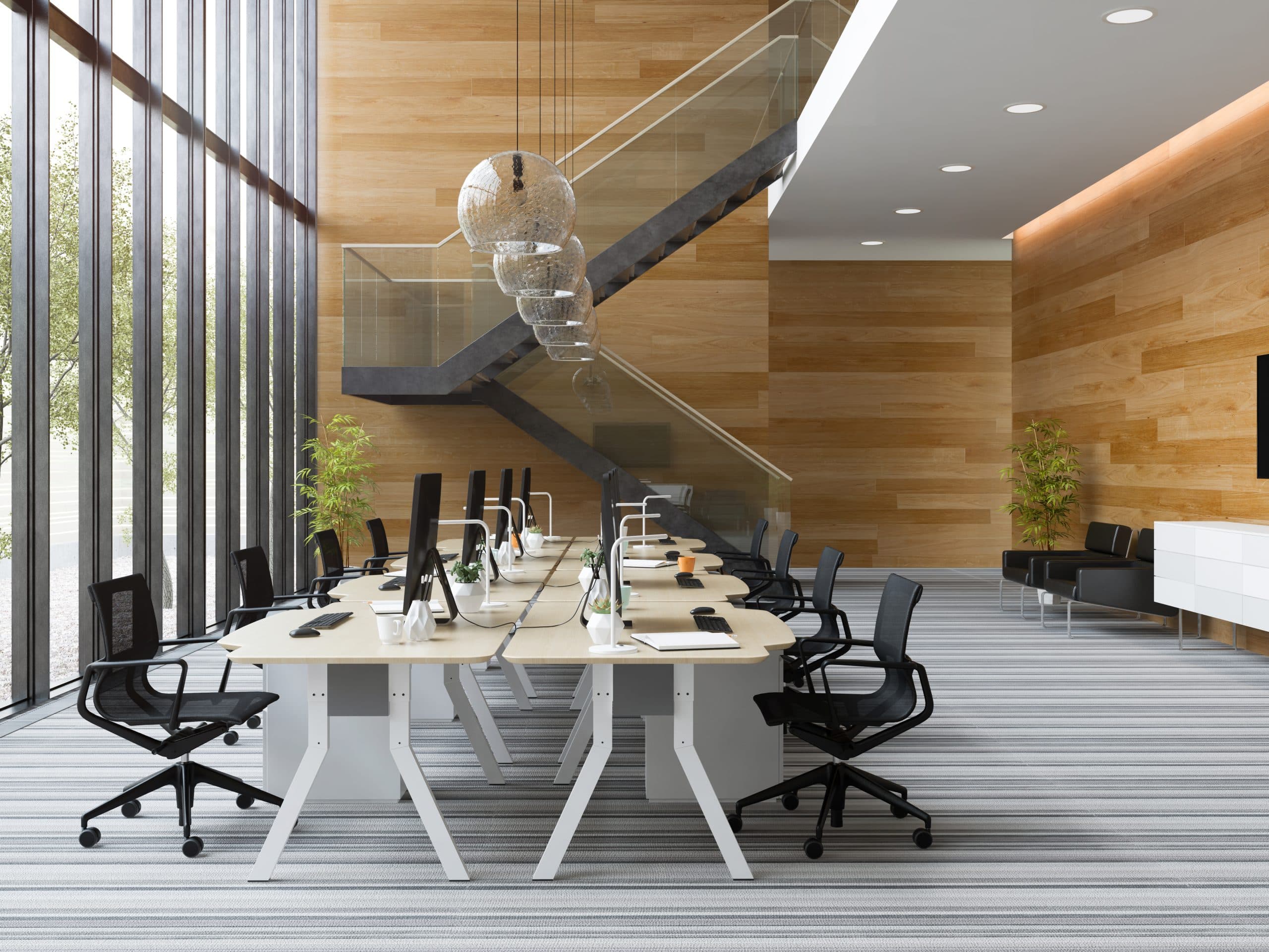 Modern professional workspace